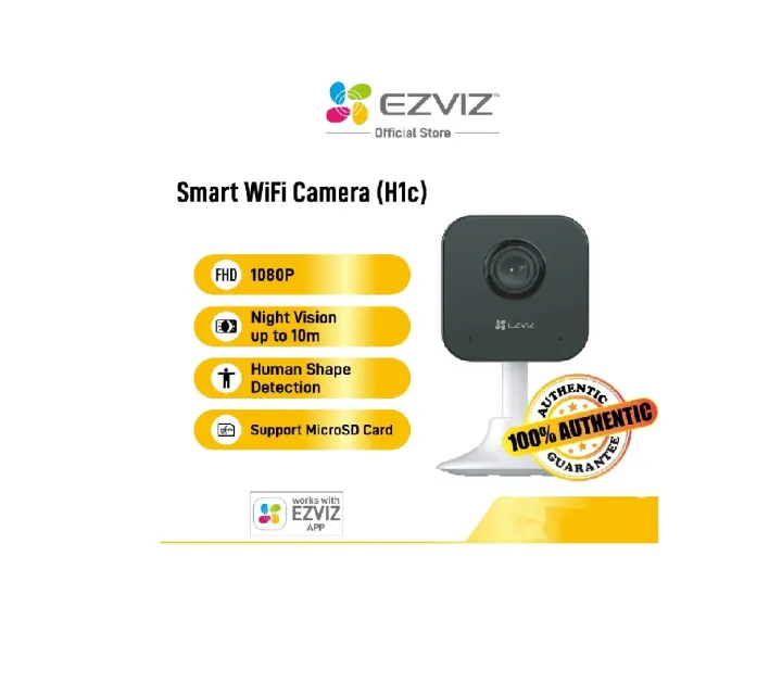 Ezviz H1C 1080P Indoor Smart Home 2MP Wi-Fi CCTV Camera With Magnetic Base
