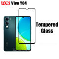 For Vivo Y04 Acrylic Phone Case Vivo Y29S Y19S Y03 Y03T Tempered Glass Screen Protector and lens Film. 
