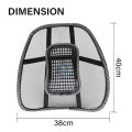 Lumbar Back Support Spine Posture Corrector Mesh Car Seat Office Chair. 