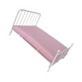 Creative :12 Scale Dollhouse Bed Frame Bedroom Scene Doll Bed Furniture With Mattress Single Bed Mini Bed Model Dollhouse Accessories. 