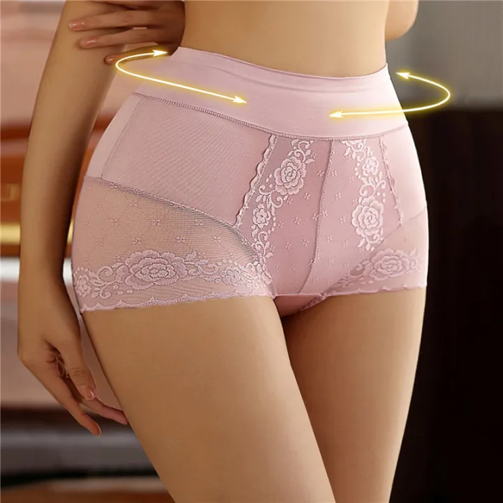 Special%20Offer%20Women%20Mid%20Waist%20Control%20Panties%20Seamless%20Shapewear%20Briefs%20With%20Lace%20Slimming%20Shorts%20Flat%20Belly%20Shaping%20Postpartum%20Underwear%20-%20Image%207