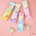 Happy Monkey brand candy candy sharing Internet celebrity candy double color double layer fruit flavor lollipop pack pack. 