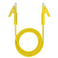Dual Ended Crocodile Alligator Clips 15A Test Lead Wire Cable with Insulators Clips 5 Colors Test Flexible Cable. 