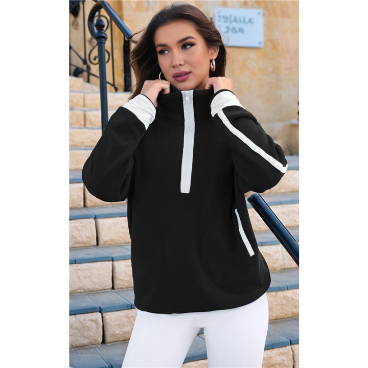 Womens%20Half%20Zip%20Pullover%20Soft%20Oversized%20Sweatshirt%20with%20Pockets%20Warm-%20Fuzzy%20Sweater%20-%20Image%206