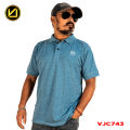 VIRJEANS (VJC743) Polo Neck T-Shirt For Men –Sky Blue. 