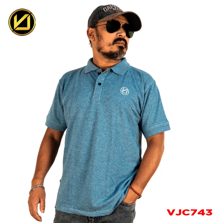 VIRJEANS%20(VJC743)%20Polo%20Neck%20T-Shirt%20For%20Men%20%E2%80%93Sky%20Blue%20-%20Image%205