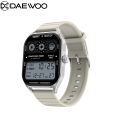Daewoo Delta DT99 Smartwatch: 2.04" AMOLED HD Screen, BT Call, 200+ Watch Faces, Heart Rate, BT Music, NFC, Always On Display, Voice Assistant,  IP67 Waterproof, 260 mah Battery, Compass, Lady Assistant. 