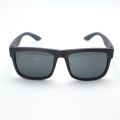 Black Matte Polycarbonate Casual Square Sunglassed For Men | Black Sunglasses For Men | Fashion Accessory For Men. 