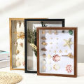 Creative Hollow Dried Flower Plant Photo Frame Handmade DIY Display 3D Picture Frame Deep Large Shadow Box Display Case. 