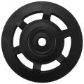 8Pcs Black Bearing Pulley Wheel Cable Gym Equipment Part Wearproof. 