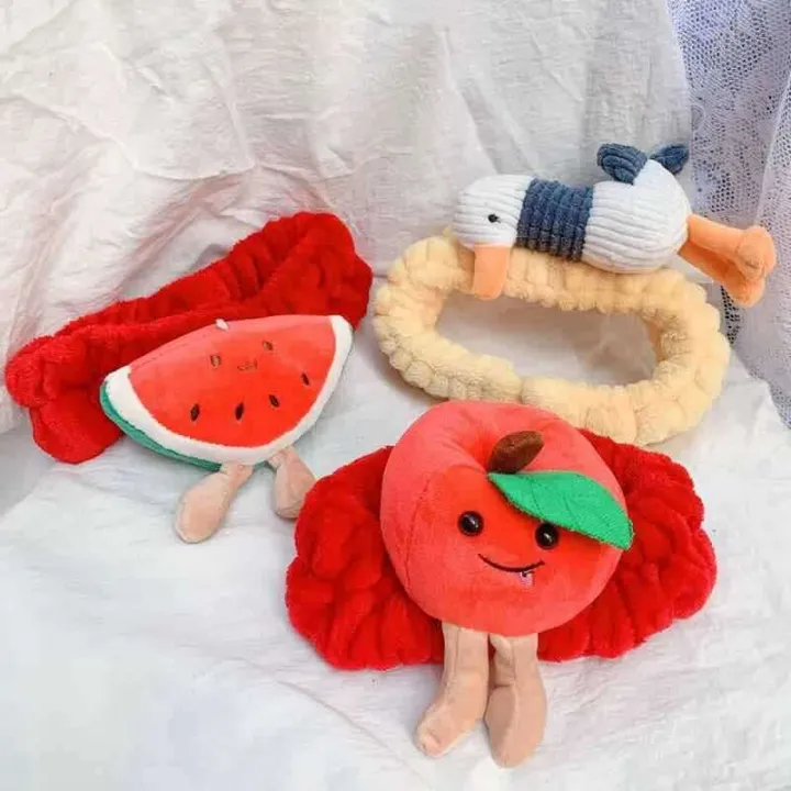 Korean%20New%20Style%20Girl%20Cartoon%20Cheer%20Duck%20Internet%20Celebrity%20Makeup%20Face%20Washing%20Animal%20Hairband%20Fruit%20Headband%20-%20Image%202