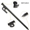 8 Pack Tent Stakes Tent Pegs for Camping Steel Tent Stakes ,30cm. 