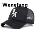 Wenefang Unisex LA Letter Embroidery Baseball Net Caps Spring and Luxury Summer Outdoor Adjustable Casual Hats Sunscreen Hat. 