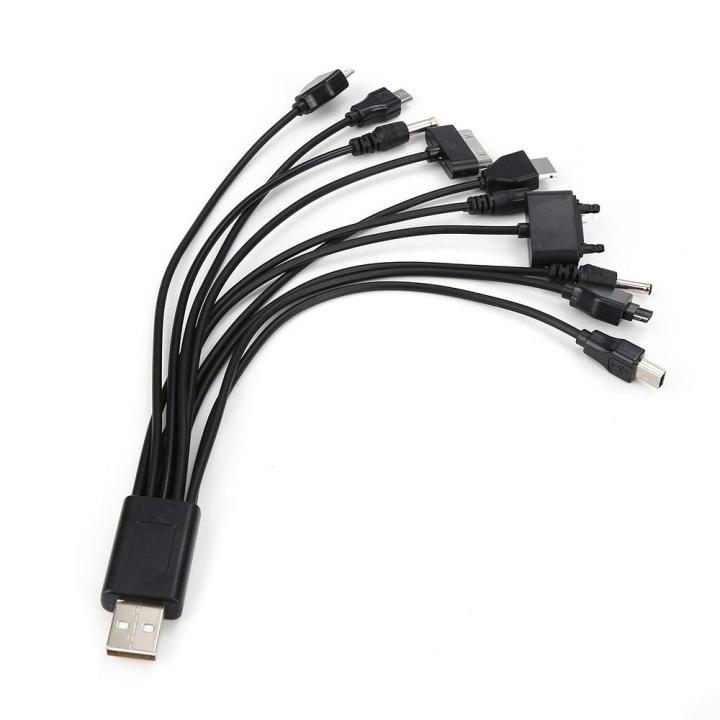 Universal Mobile Phone Charger Adapter Plug 10 In 1 Usb Data Cable Charging Cable Suitable For Nokia Motorola Samsung