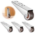 Pack of 4 Door Roller/Stainless Steel Door Roller Caster with Wheel.Adjustable Door Caster Wheel with Roller Support. 