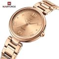NaviForce NF5030 Casual Rose Gold Elegant Wrist watch For Women - RoseGold. 