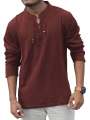 Laced Up Kurta Shirt For Men. 