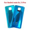 Original Back Panel / Back Door For Redmi Note 9 Pro-blue. 