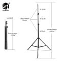 200cm Photography Tripod Light Stands With 1/4 Screw Head Adjustable Light Stand Photo Tripod For Phone Ring Light Photo Studio. 