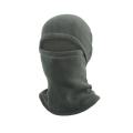 Black Velvet Full Face Coverage Mask With Neck Warmer Support For Bike Scooter Under Helmet. 