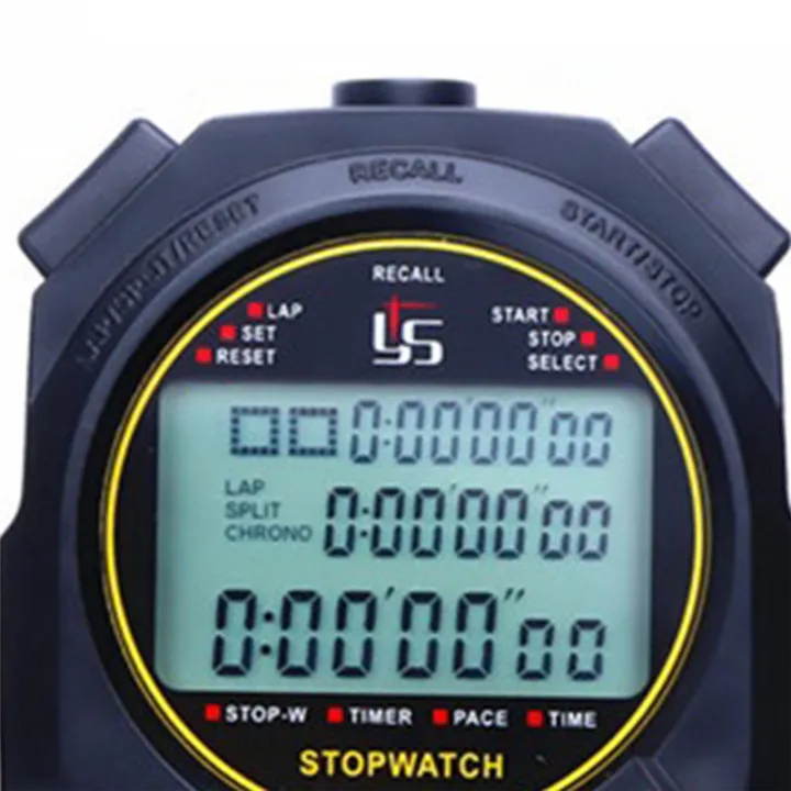 Digital Timer Stopwatch Chronograph Sports Training Digital ...