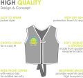 BBluv Naj Neoprene Swim vest (Grey) (B0166-GR- M). 
