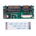 1.8" ZIF SSD HDD to 7+15 Pin SATA Adapter Converter w FFC Cable. 