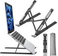 BONTEC Laptop Stand, Aluminium Multi-Angle Adjustable Laptop Stand, 7-Level Laptop Stand Compatible with All Laptops (Under 17.3 Inches), Tablet, MacBook, Dell, HP, Huawei, Phones up to 20 kg. 
