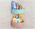 Wall Mounted Waterproof Sucker Corner Triangle Shelf Bathroom Kitchen Storage Rack-1 Piece. 