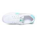 Korean White Sneaker Golden Sea Green for Women. 