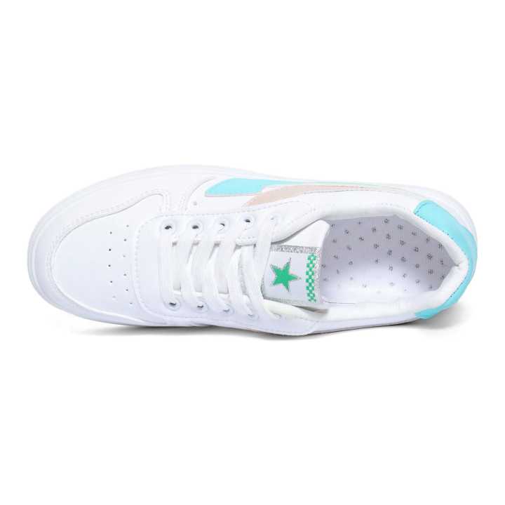 Korean%20White%20Sneaker%20Golden%20Sea%20Green%20for%20Women%20-%20Image%205