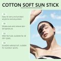 Cotton Soft Sun Stick Protector Solar Matte SPF50 Anti-UV Isolation Moisturizer Refresh Lightweight Sunblock Face Body Sunscreen. 