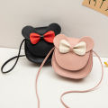 Cross-Border Foreign Trade Women's Bag 2024 New Cartoon Children's Bags Cute Bow Contrast Color Women's Cross-Body Bag Coin Purse. 