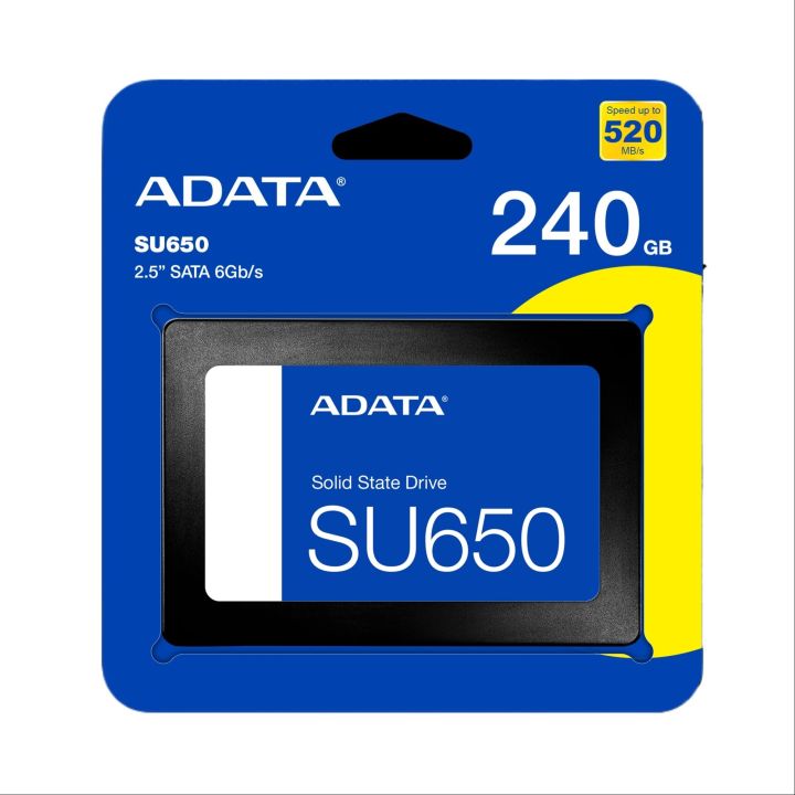 Adata SSD Ultimate SU650 SATA 6Gb/s 3D Nand 240GB