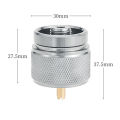 Penasfe Corrosion Resistant Propane Tank Adapter Portable Propane Gas Tank Adapter for Camping Stove Lightweight Aluminum Alloy for Outdoor. 
