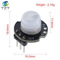 TZT SR602 MINI Motion Sensor Detector Module Pyroelectric Infrared PIR kit sensory switch Bracket for arduino Diy With lens. 