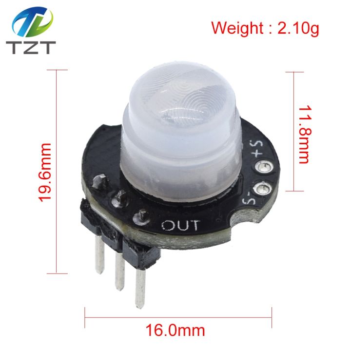 TZT%20SR602%20MINI%20Motion%20Sensor%20Detector%20Module%20Pyroelectric%20Infrared%20PIR%20kit%20sensory%20switch%20Bracket%20for%20arduino%20Diy%20With%20lens%20-%20Image%202