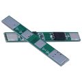 10 pcs 1S 3.7V 4A li-ion BMS PCM 18650 Battery Protection Board PCB for 18650 lithium ion li Battery Double MOS. 