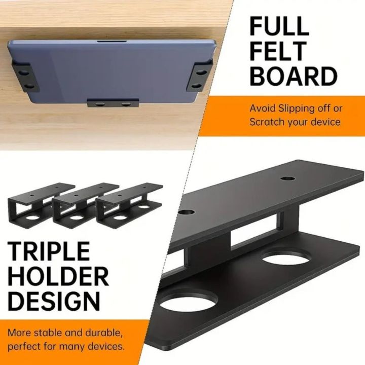 Laptop Burn Racks Portable Heat Dissipation Laptop Mount Bracket Under Desk Laptop Holder ...