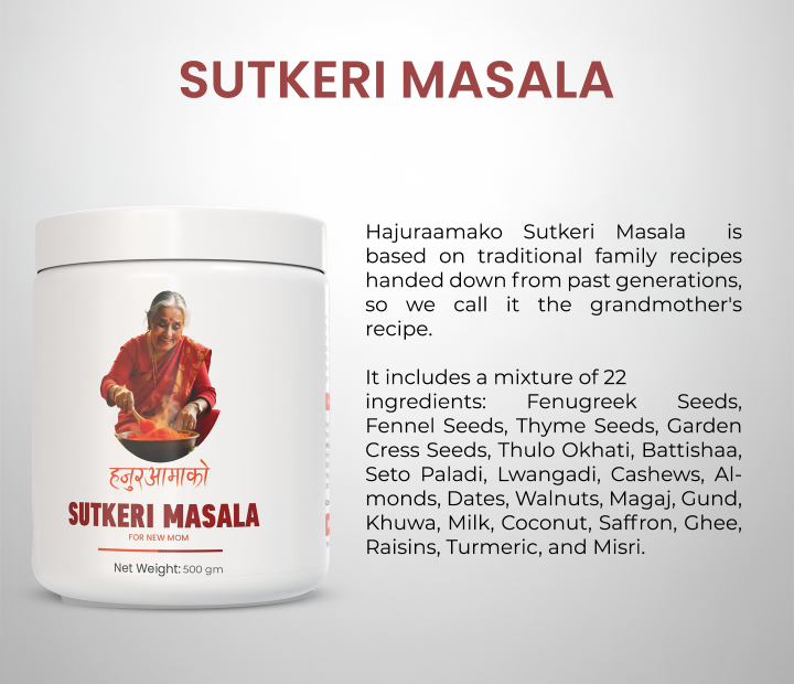 Hajuraamako%20Sutkeri%20Masala%20%E2%80%93%20100%25%20Natural%20Postpartum%20Supplement%20for%20New%20Mothers%20%7C%20Boosts%20Immunity%20&%20Milk%20Supply%20%7C%20500%20GM%20-%20Image%205