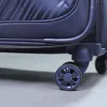 Crocodile | Medium (24 Inch) | Dark blue | Soft Luggage ) | Expandable | 2102| Anti Theft | TSA Lock. 