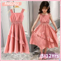 Angugu Childrens Fashion High Quality korean dress kids girl casual clothes 3 4 5 6 7 8 9 10 11 12 13 to 14 year old Birthday tutu red Princess Dresses for teens girls terno sale 2023 new style #G-2029. 