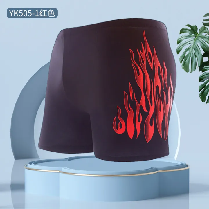 Men's%20swim%20trunks%20hot%20spring%20boxer%20loose%20conservative%20swimsuit%20plus%20size%20fashion%20flame%20adult%20swimming%20trunks%20factory%20direct%20sales%20-%20Image%207
