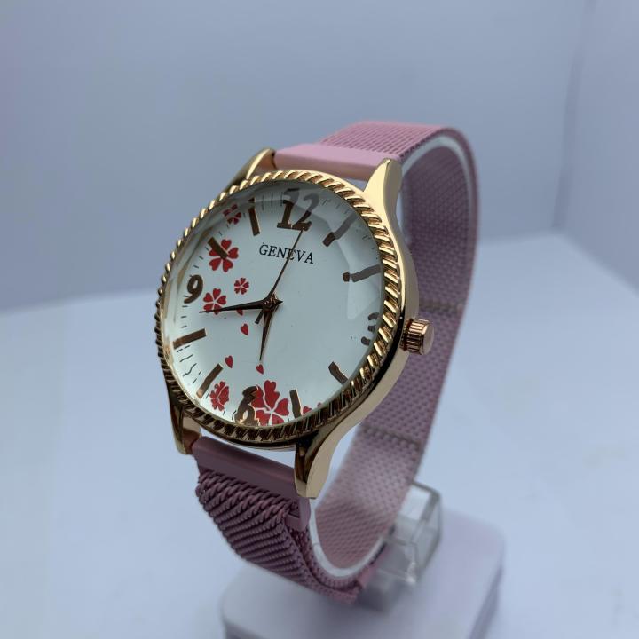 Ladies%20Watch%20%7C%7C%20Magnative%20%20Buckle%20Fashionable%20Pink%20Stainless%20Steel%20Fashionable%20Watch%20For%20Women%20%7C%7C%20-%20Image%204