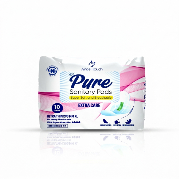 PURE%20Extra%20Care%20XL%20290mm%20Ultra%20Thin%20Day%20Pads%20%7C%20Sanitary%20Pads%20%7C%2010%20Pads%20%7C%20Anion%20Chip%20%7C%20Leak%20Guard%20-%20Image%206