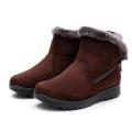 Women Winter Warm Snow Boots Fashionable Tassel Flat Platform Cotton Boots (Shoes-1). 