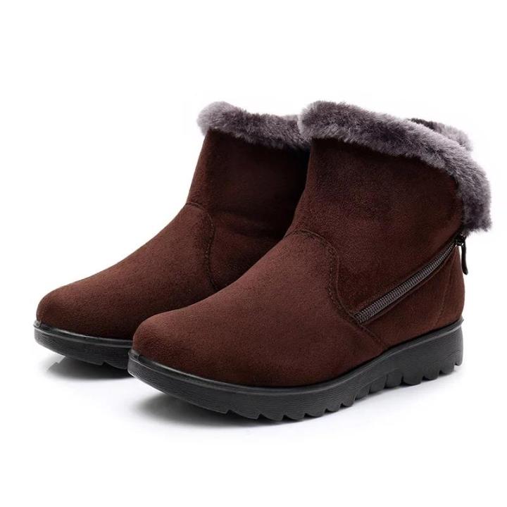 Women%20Winter%20Warm%20Snow%20Boots%20Fashionable%20Tassel%20Flat%20Platform%20Cotton%20Boots%20(Shoes-1)%20-%20Image%205