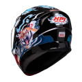 KPI Heritage Edition Full Face Helmets For Bike | Limited Edition Printed Full Face Helmet With High Impact Shock Absorbent Shell. 