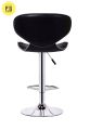 Fancy Black Bar Chair With Height Adjustable and Full Rotating Seat Top. 
