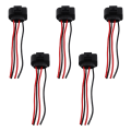 5 Pcs 4 Pin Auto Wire Harness Connector Coil Extension Adapter Electrical Plug for. 